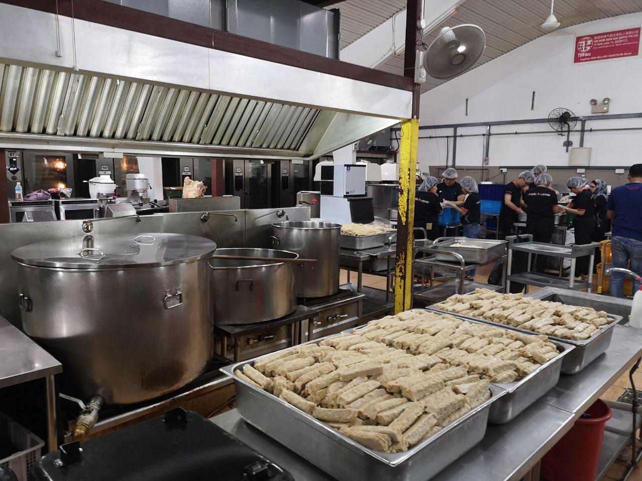 Rice-Media-NVPC-Soup-Kitchen-2 The kitchen, where volunteers assist cooks with the preparation of meals.