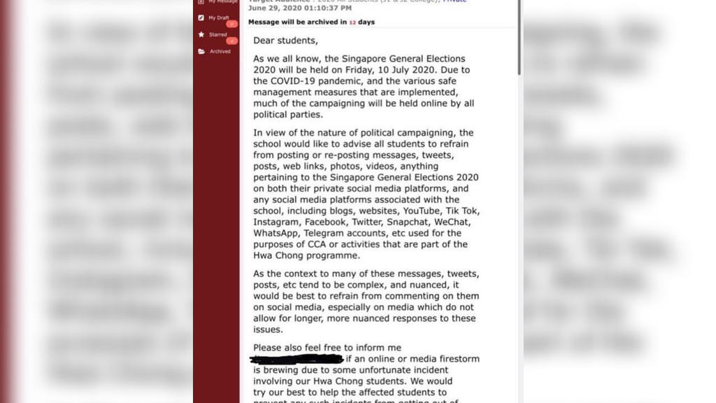 An Open Letter to Hwa Chong Institution