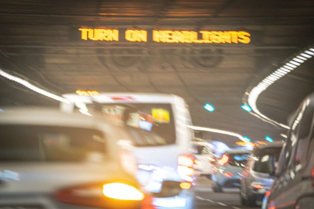 Image of cars in tunnel VTLs
