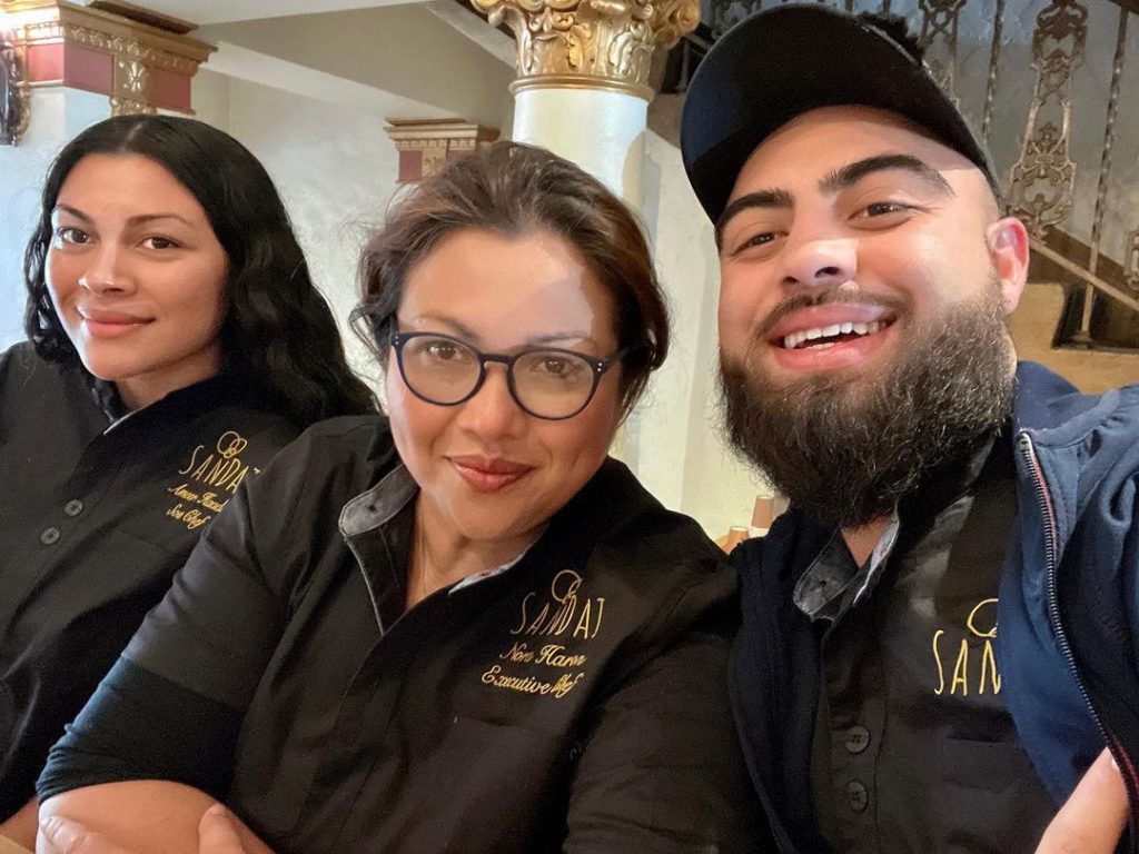 Chef Nora Haron from Singapore at Sandai