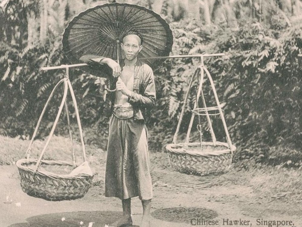 Singapore street hawker