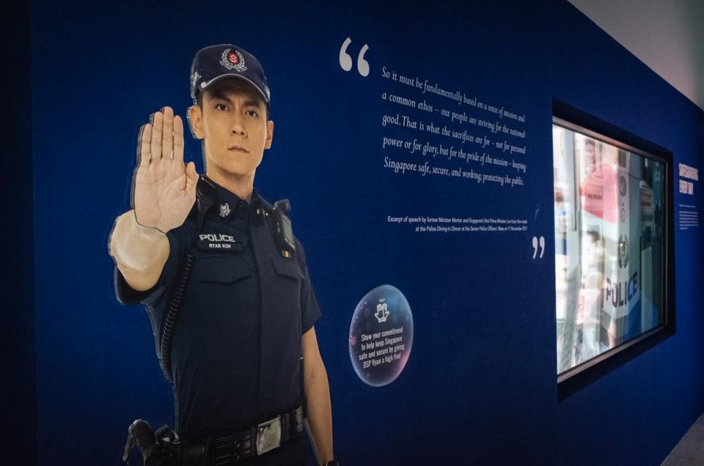 Singapore police force exhibition