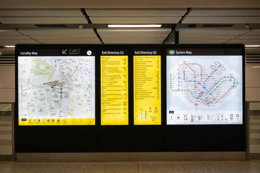 MRT information point
