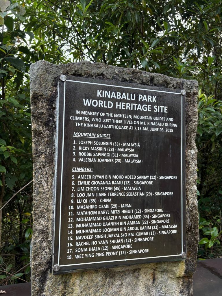 kinabalu memorial