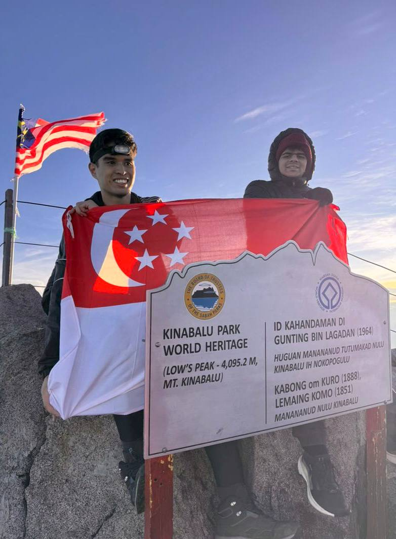 Emyr Prajesh Kinabalu climb 2025