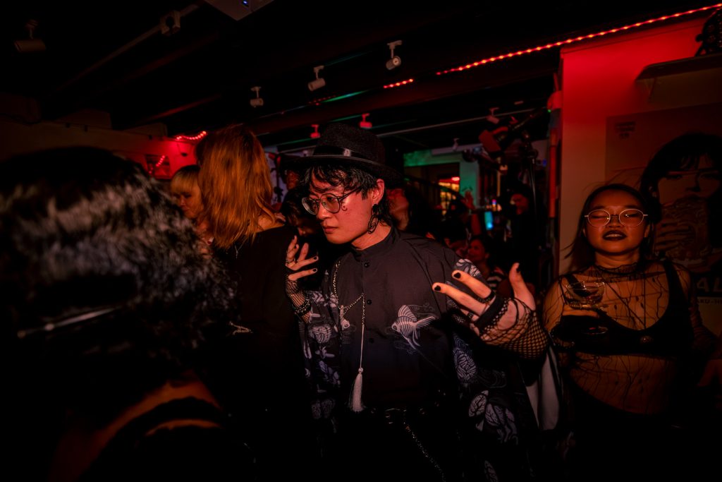 goths goth party national day black light tribe